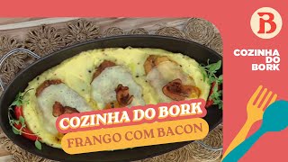 FRANGO COM BACON enrolado e MUITO QUEIJO faça em casa  Daniel Bork  Band Receitas [upl. by East67]