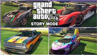 2024 CARS LIVERY GTA 5 STORY MODE [upl. by Filippa]