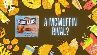 Rustlers All Day Breakfast Sausage Muffin Review £165 [upl. by Schuster965]