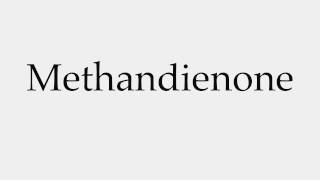 How to Pronounce Methandienone [upl. by Alverta]