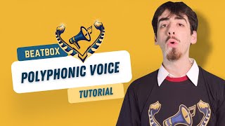 BEATBOX TUTORIAL  Polyphonic Voice by Bookie Blanco [upl. by Adiana]