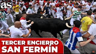 RESUMEN del TERCER ENCIERRO de SAN FERMÍN [upl. by Holly]