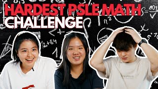 Trying The HARDEST Singapore’s PSLE Maths Questions  UncoverWithMe EP 4 [upl. by Farrar295]