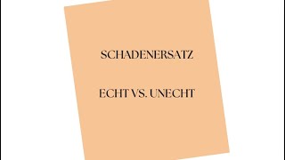 Umsatzsteuer leicht erklärt Was ist der Unterschied zwischen echtem und unechtem Schadenersatz [upl. by Htesil]