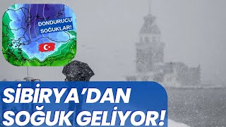 SİBİRYADAN SOĞUK HAVA VE KAR GELİYOR [upl. by Dorin]