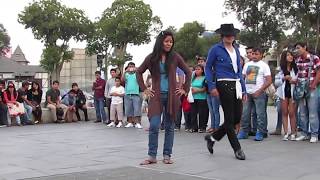 Michael Jackson Peruano Jhon Palacios the way you make me feel  Parque de la Exposición [upl. by Yanttirb233]