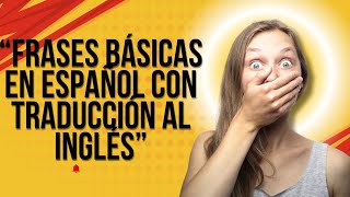 Frases útiles para viajar traducción del español al inglés [upl. by Othella]