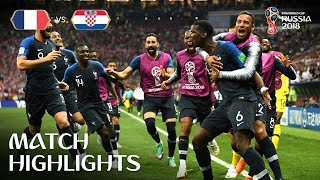 2018 WORLD CUP FINAL France 42 Croatia [upl. by O'Conner]