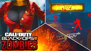 10 OUTSIDE THE MAP SECRETS IN BLACK OPS 4 ZOMBIES Aether Maps [upl. by Marylynne]