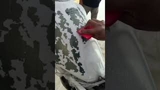 paintprotectionfilm installation viralshort freestyle ppf detailing [upl. by Olihs407]