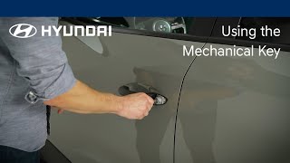 Using the Mechanical Key  Hyundai [upl. by Karrie]