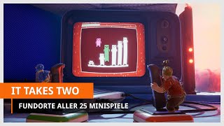 It Takes Two Alle 25 Minispiele  Fundorte der Minigames [upl. by Belldas]