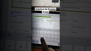 Solicitud de Empleo En Línea y Gratis [upl. by Nnylak]