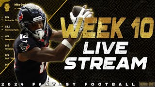 Week 10 Live Stream QampA  2024 Fantasy Football [upl. by Ainav]