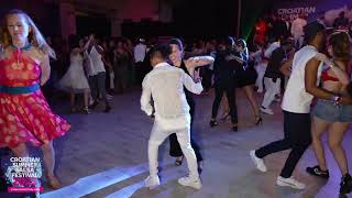 Leo amp Katerina  Salsa social dancing  Croatian Summer Salsa Festival 2023 [upl. by Hanikahs]