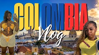 Girls Trip in Cartagena Colombia  N’Kaela Travel Vlog 🫶🏽 [upl. by Bazar597]