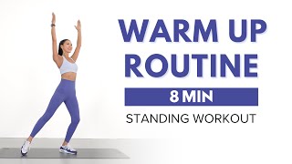 8 MIN BEST WARM UP EXERCISES BEFORE WORKOUTS [upl. by Forbes]