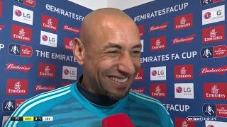 quotIm like a fine winequot Heurelho Gomes has a message for Watford fans after his last home game [upl. by Stern886]