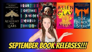 MOST ANTICIPATED FANTASY amp SCIFI BOOK RELEASES FOR SEPTEMBER 2024 edition [upl. by Olegnaid763]