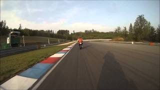 Yamaha FZ1N Monster vs Honda CB1000R HRC a Repsol Brno circuitt 1 5 2013 [upl. by Evers]