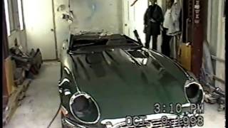 Jaguar E Type Ground Up Restoration Body Work and Paint Inspection2mp4 [upl. by Kalil]