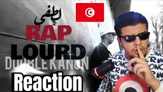 LOTFI DOUBLE KANON RAP LOURD Reaction [upl. by Attenra915]