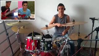 Agora Vai Sentar Xand Avião  Drum Bass e Guitar Cover [upl. by Anawit]