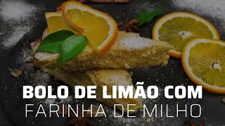 Receita de Bolo de Limão com Farinha de Milho limao chadatarde bolocaseiro semglúten receitas [upl. by Nickolaus]