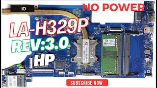 No Power  LAH329P REV 30  HP 15DW 250 G8 Laptop Repairing board Working [upl. by Oatis]