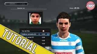 PES 2013  Como criar o nosso Rosto do Rumo ao Estrelato  Tutorial [upl. by Doownel]