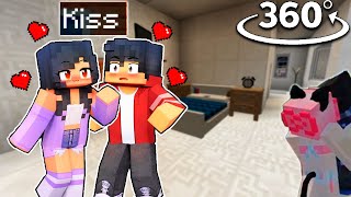 Aphmau Was KISSED In Minecraft 360° [upl. by Alek]