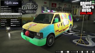 GTA Online  Vapid Clown Van Customization [upl. by Andre]