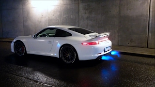 Porsche 9911 Carrera S Insane Flames amp Loud Revs w Armytrix Valvetronic Exhaust [upl. by Sherl308]