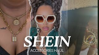 HUGE SHEIN ACCESSORIES HAUL  JEWELRY AND SUNGLASSES [upl. by Cristiano]