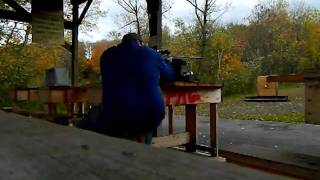 Savage axis 3006 rifle at the range [upl. by Ramedlaw]