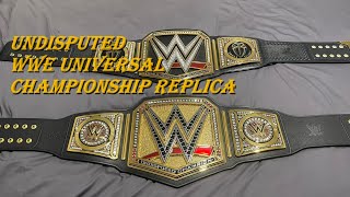 Undisputed WWE Universal Championship Replica Review and Comparison 4K60fps [upl. by Aisiram396]