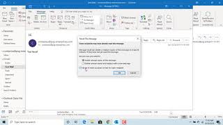 How to Recall sent email message in Outlook  Office 365 [upl. by Premer729]