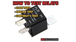 Electrical Series How To Test A Relay  1080p HD [upl. by Bogusz]