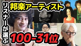 リスナーさんが選ぶ邦楽アーティストランキング10031位 [upl. by Gally]