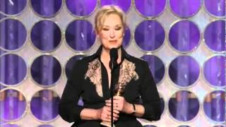 Meryl Streep  Golden Globe Best Actress Speech 2012  Iron Lady [upl. by Jaenicke]