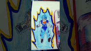 Drawing of vegito Dragon Ball Vegitisuper Saiyan blue [upl. by Nahtnamas]