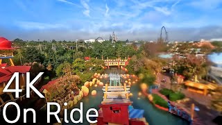 4K Dudley DoRights Ripsaw Falls  On Ride 2022  Universal Orlando Resort  Islands of Adventure [upl. by Suoivatra131]