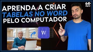 COMO CRIAR TABELA NO WORD PELO COMPUTADOR [upl. by Eladroc892]