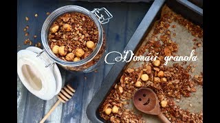 Domácí oříšková granola  Müsli  Videorecept  CZSK HD recipe [upl. by Regdirb]