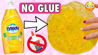 NO GLUE SLIME RECIPES that ACTUALLY WORK 😱😳 How to Make Slime WITHOUT Glue amp Activator [upl. by Ohl991]