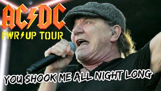 ACDC  YOU SHOOK ME ALL NIGHT LONG  Stuttgart 17072024 quotPOWER UPTourquot [upl. by Acinet]