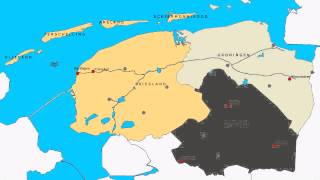 Topografie Groningen Friesland en Drenthe [upl. by Oyr]