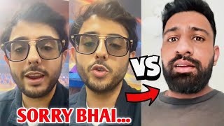 CarryMinati Says SORRY To Rajat Dalal😱 CarryMinati Vs Rajat Dalal Roast Controversy [upl. by Dosh]