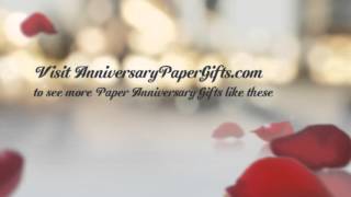 Paper Anniversary Gifts [upl. by Ebanreb505]