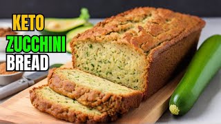 Keto Zucchini Bread Recipe  LowCarb and Moist [upl. by Annaeg]